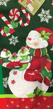JoySnowmanTerryTowelLittle