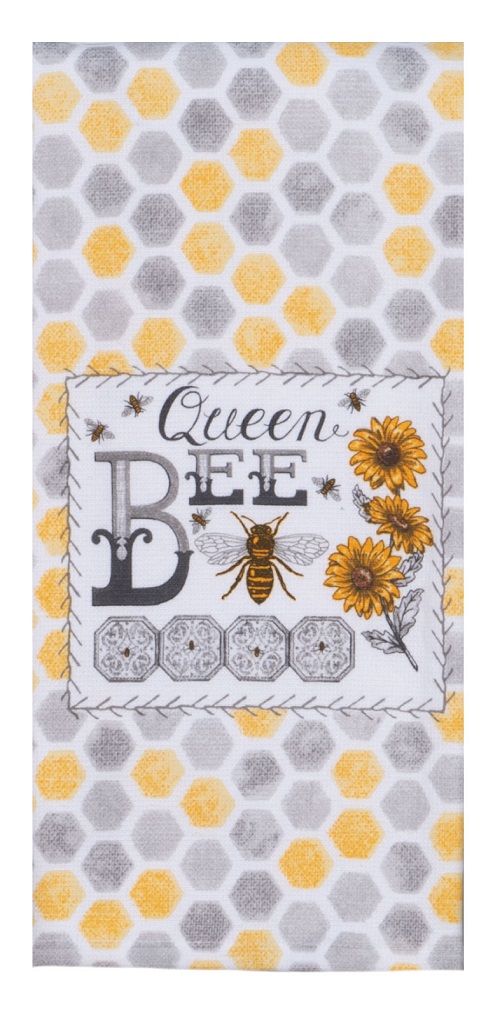 Kay Dee (R5810) Just Bees Queen Bee Dual Purpose Terry Towel