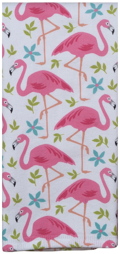 Kay Dee (R4538) Flamingo Toss Dual Purpose Towel