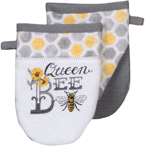 Kay Dee (R5815) Just Bees Embroidered Grabber Mitt