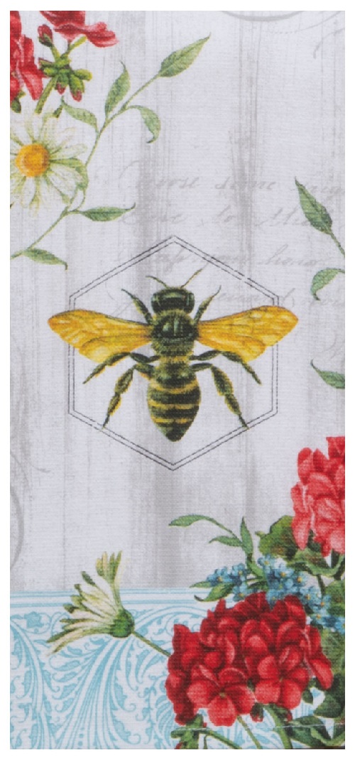 Kay Dee (R7563) Blossoms & Bees Bee Dual Purpose Terry Towel