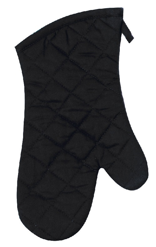 Kay Dee (R9295) Black Solid Oven Mitt