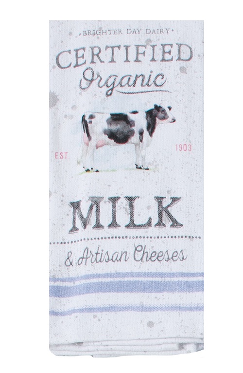 Kay Dee (R7100) Local Market Organic Milk Dual Purpose Terry Towel