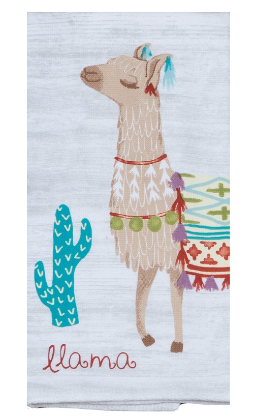 Kay Dee (R4740) Lovely Llama Dual Purpose Terry Towel