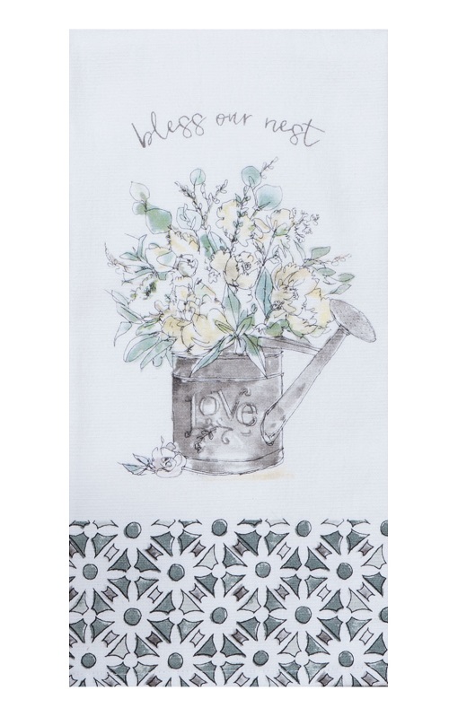 Kay Dee (R4810) Modern Farmhouse Dual Purpose Terry Towel