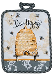 Set of 2 SWEET AS CAN BEE Honey Bee Terry Kitchen Towels by Kay Dee Designs