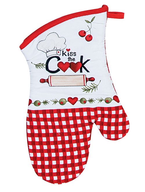 Kay Dee (R3865) Kiss the Cook Oven Mitt