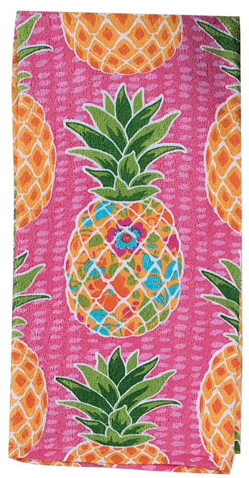 Kay Dee (R5320) Summer Fun Pineapple Terry Towel 