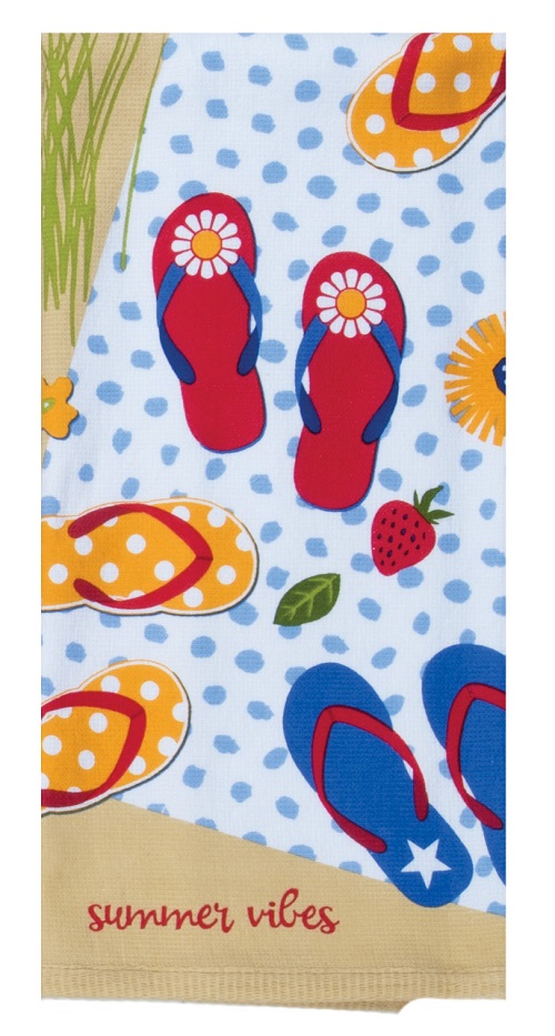 Kay Dee (R5341) Summer Vibes Dual Purpose Terry Towel