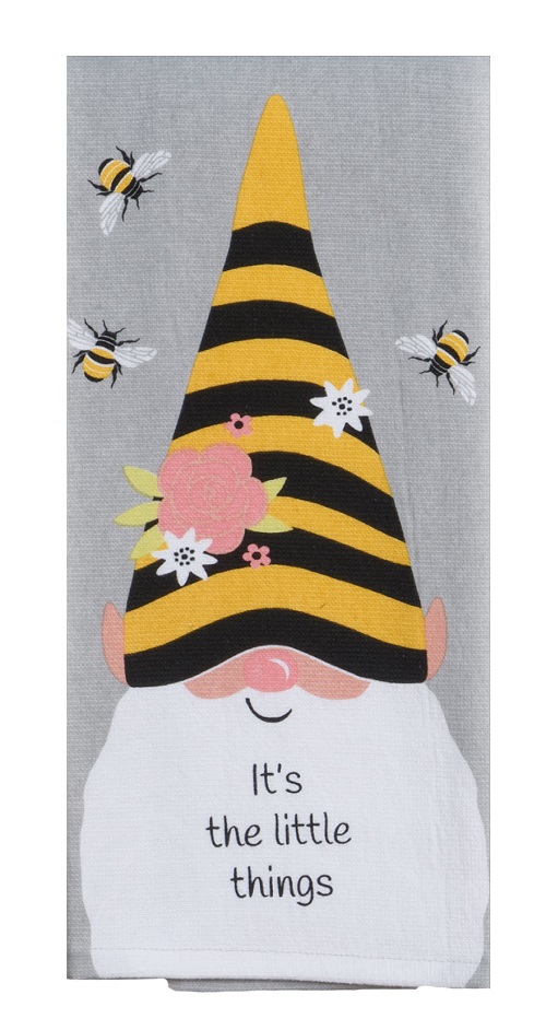Kay Dee (R7170) Save The Gnomes Little Things Dual Purpose Terry Towel