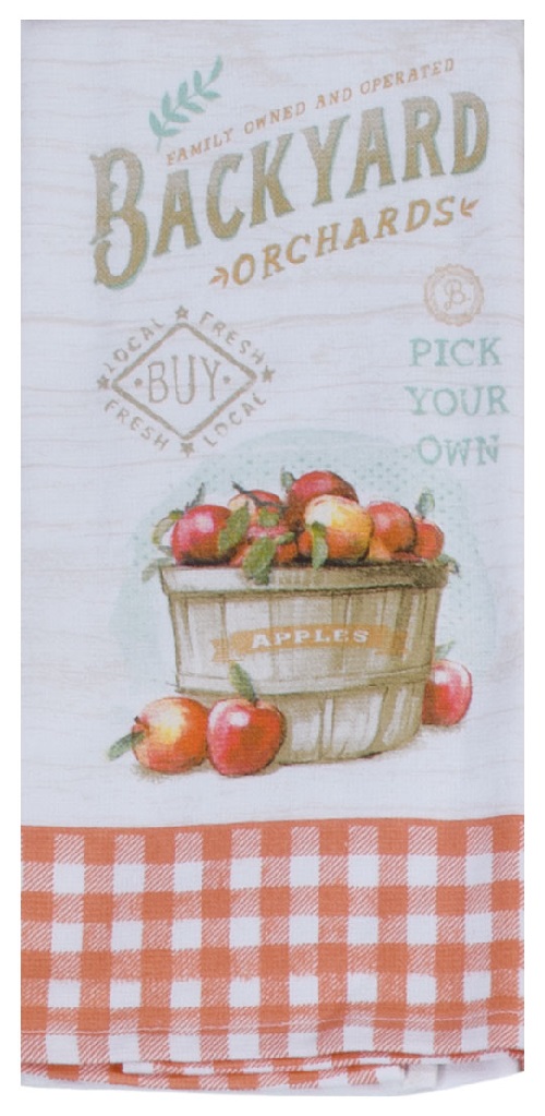 Kay Dee (H6080) Backyard Orchard Dual Purpose Terry Towel