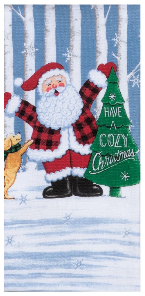 Kay Dee (H6287) Cuddle Weather Santa Dual Purpose Terry Towel