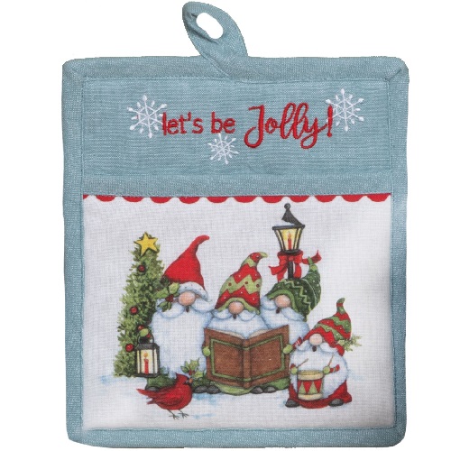 Kay Dee (H6432) Christmas Gnomes Pocket Mitt