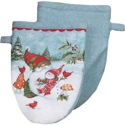 Kay Dee (H6435) Christmas Gnomes Grabber Mitt