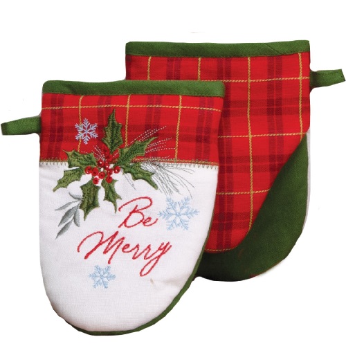 Kay Dee (H6575) Cardinal & Holly Grabber Mitt