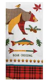 Set of CUDDLE WEATHER Christmas Terry Kitchen Towels by Kay Dee Designs