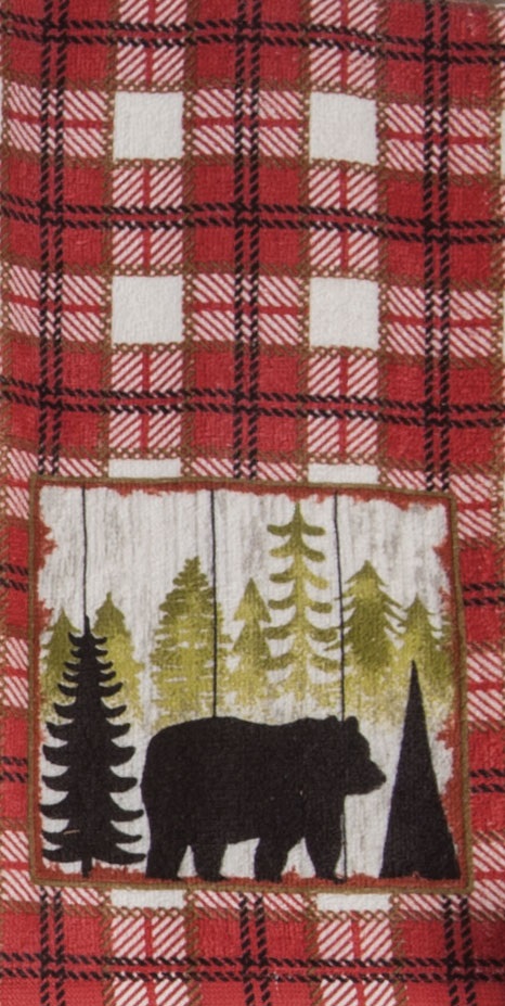 Kay Dee (R3310) Simple Living Bear Terry Towel