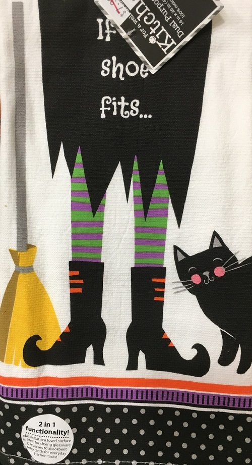 Kay Dee (H2943) Witch Legs Dual Purpose Terry Towel