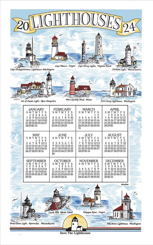 2024 Calendar Towel (3442) 