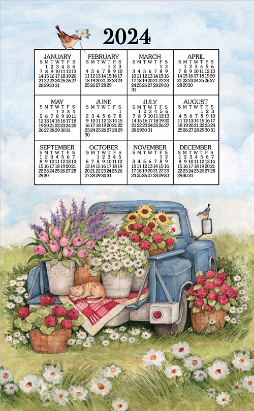 2024 Calendar Towel (3448) 