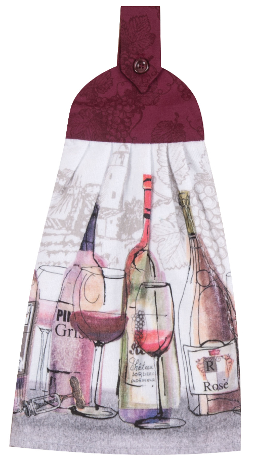 Kay Dee (R3189) Choice Wine Tie Towel 